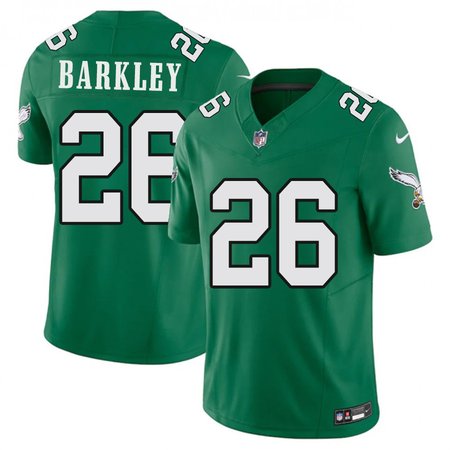 Men's Philadelphia Eagles #26 Saquon Barkley Green F.U.S.E. Vapor Untouchable Limited Stitched Football Jersey