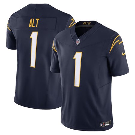 Men's Los Angeles Chargers Joe Alt Nike Navy 2024 NFL Draft First Round Pick Player F.U.S.E. Vapor Untouchable Limited Stitched Football Jersey