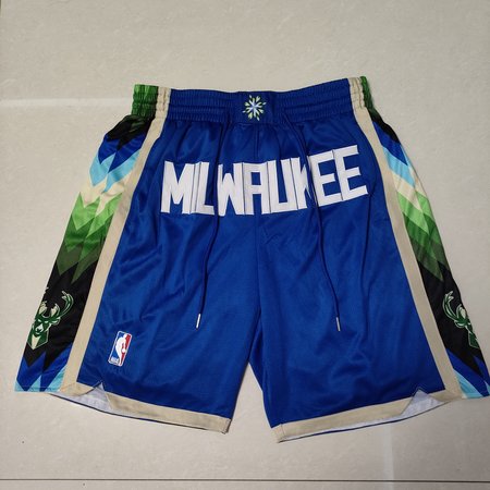 Milwaukee Bucks Blue Shorts