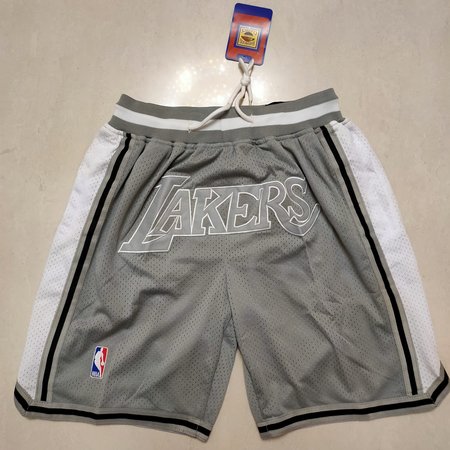 Los Angeles Lakers Gray Shorts