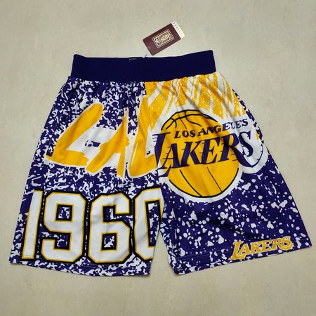 Los Angeles Lakers Blue Shorts