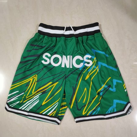 Seattle SuperSonics Green Shorts