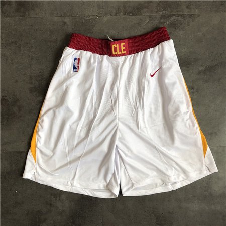 Cleveland Cavaliers White Shorts