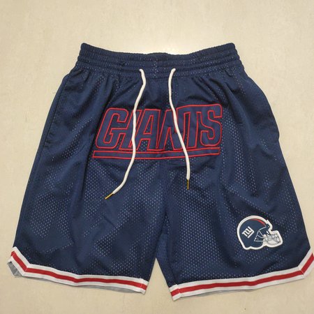 New York Giants Blue Shorts