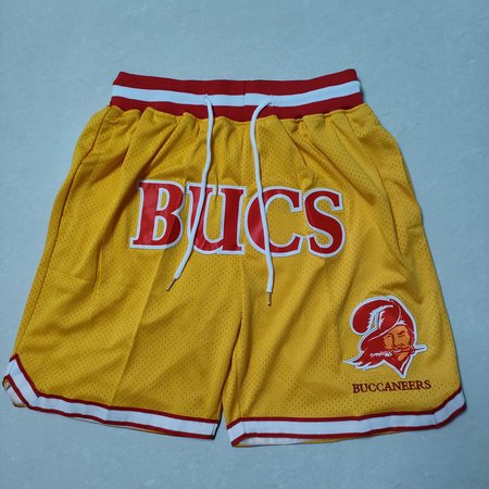 Tampa Bay Buccaneers Yellow Shorts