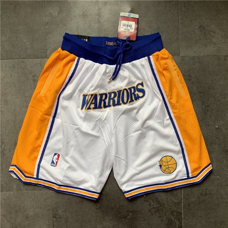 Golden State Warriors White Shorts